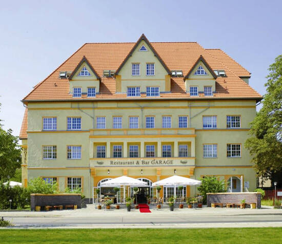 Beispiel: Aussenansicht, 
Foto: Hotel Alte Feuerwache.