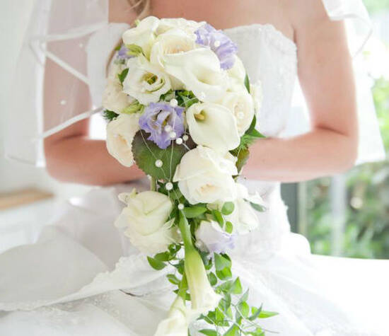 Beispiel: Brautstrauß, Foto: Jentsch Blumen.