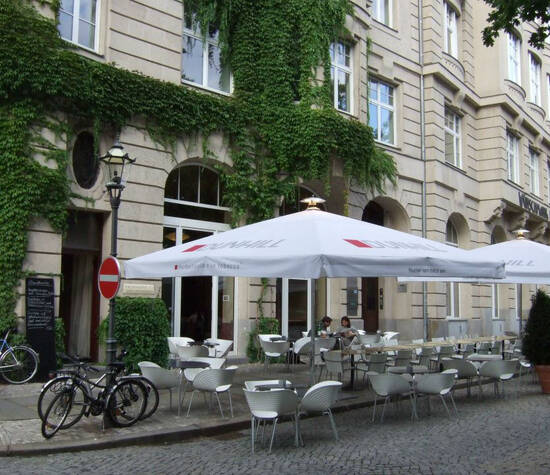 Beispiel: Terrasse, Foto: Telegraph - Café & Restaurant.
