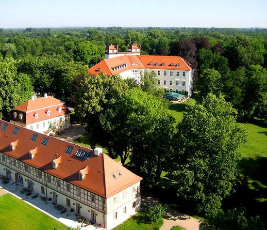 Beispiel: Außenansicht - Vogelperspektive, Foto: Schloss Lübbenau. 