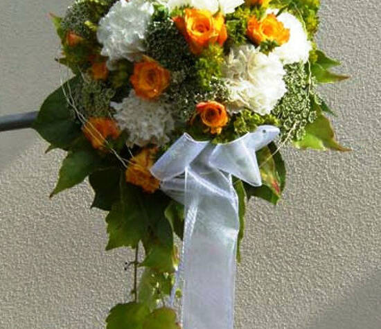 Beispiel: Brautstrauß, Foto: Blumen- und Gartenbau Schulz.