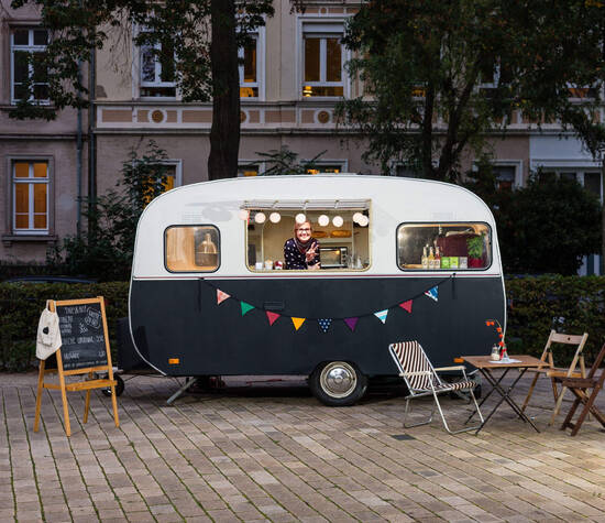 Das Caravan-Cafe "Fräulein Zuckertopf"