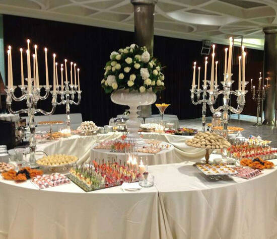 Beispiel: Hochzeitsbüffet, Foto: Mario's Catering.