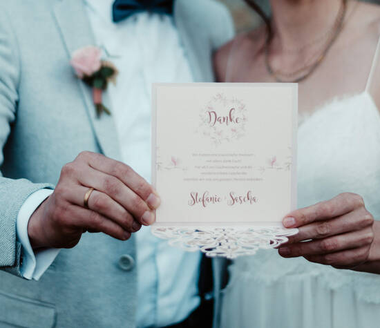 Hochzeitspapeterie: Danksagungskarten & mehr …