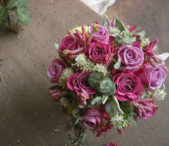 Beispiel: Individueller Brautstrauß, Foto: Die Blume Gengenbach.