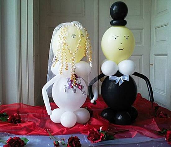 Beispiel: Hochzeitsdekoration, Foto: Dreamballoon.