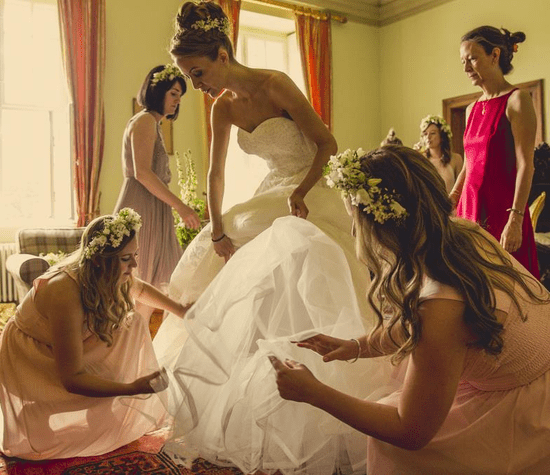 Die letzten Vorbereitungen der Braut
Foto:(c) Darek Gontarski