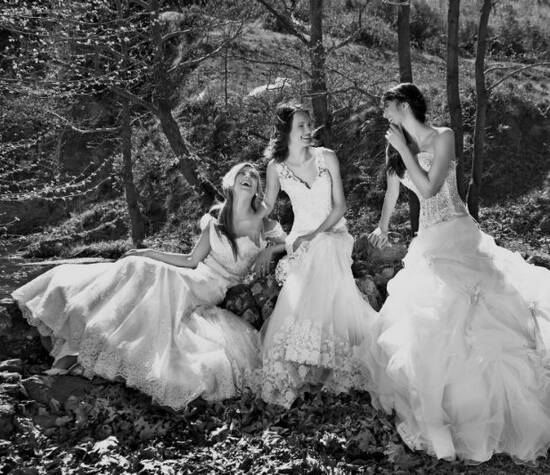 Beispiel: Für jede Braut das richtige Kleid, Foto: Brautmoden Center Stefanie.