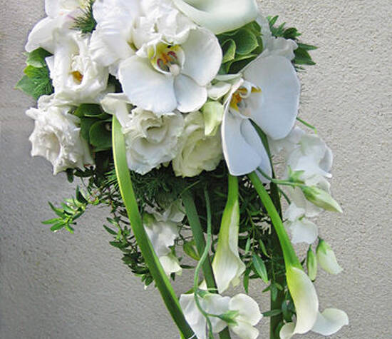 Beispiel: Brautstrauss, Foto: Krätzer Blumen.