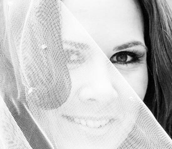 Beispiel: Portrait der Braut, Foto: Johanna Krämer Fotografie.