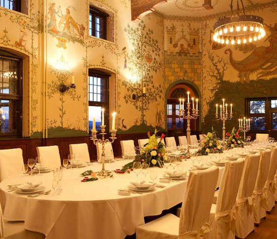 Hochzeitsdekoration, Foto: Hotel auf der Wartburg