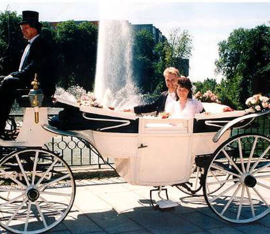 Beispiel: Hochzeitskutsche, Foto: Reitstall Klinke.