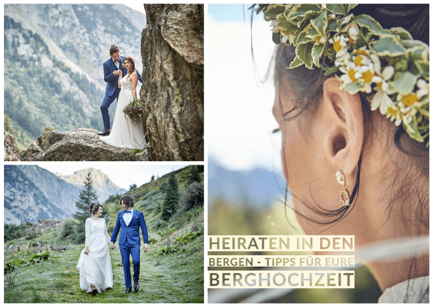 Heiraten in den Bergen: tolle Tipps für Eure Berghochzeit!