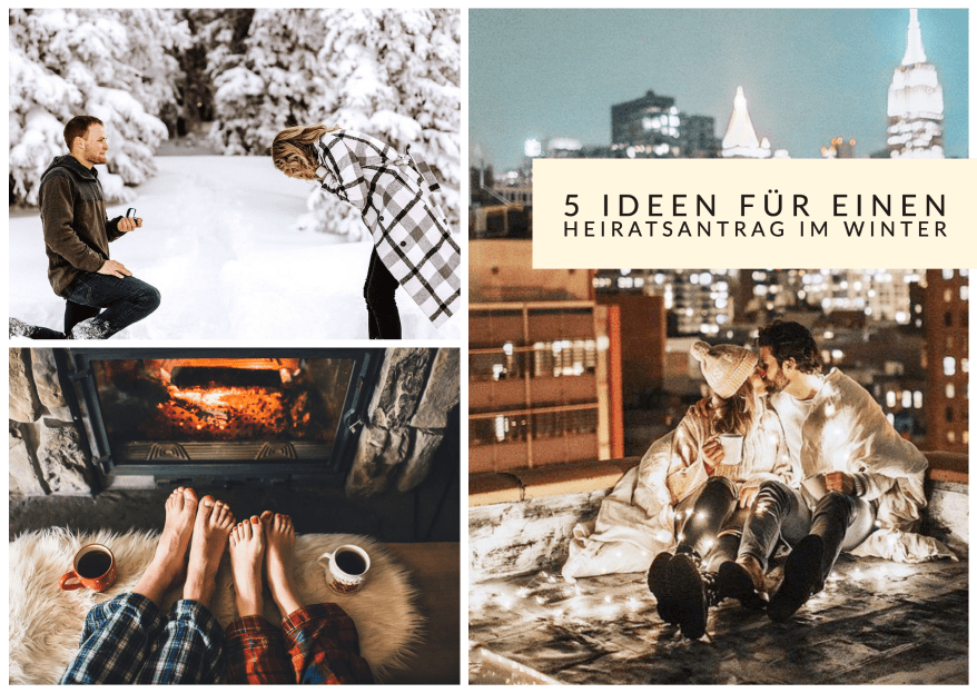 Verlobung im Winter – 5 geniale Ideen für einen Antrag in der märchenhaften Jahreszeit!