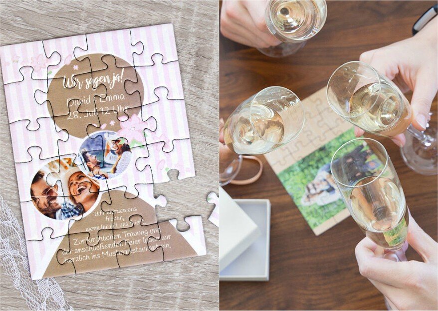 Puzzle-Einladung: Überraschen Sie Ihre Gäste mit einer außergewöhnlichen Einladung von fotopuzzle.de!