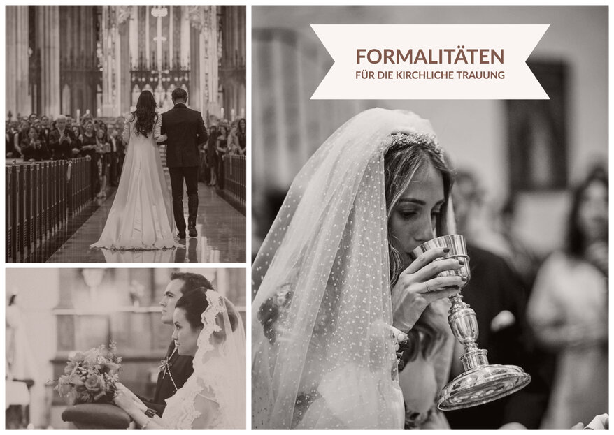 Formalitäten für die kirchliche Hochzeit: Welche Unterlagen dürfen nicht fehlen?