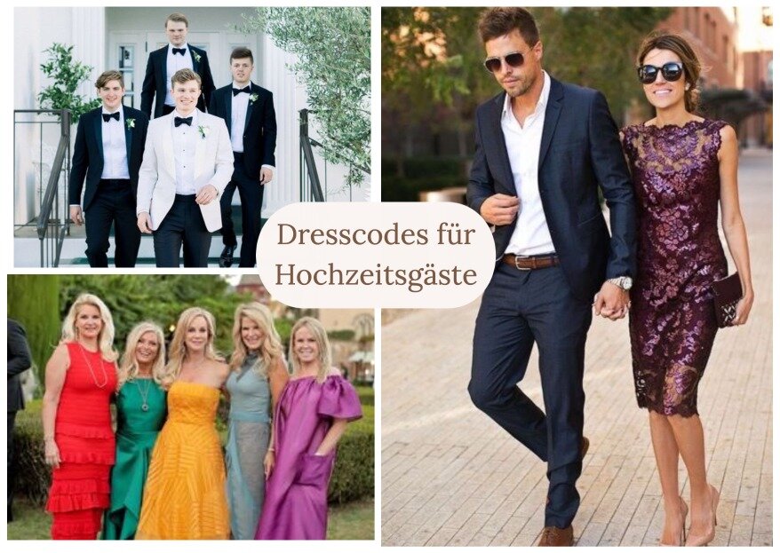 Dresscode für Hochzeitsgäste: So kleidest du dich richtig!