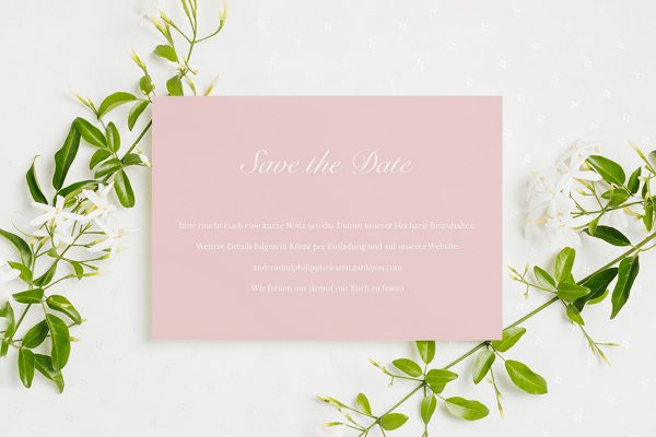 Hochzeitspapeterie Save the Date Giulia Love