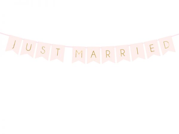 Candybar Banner Just Married