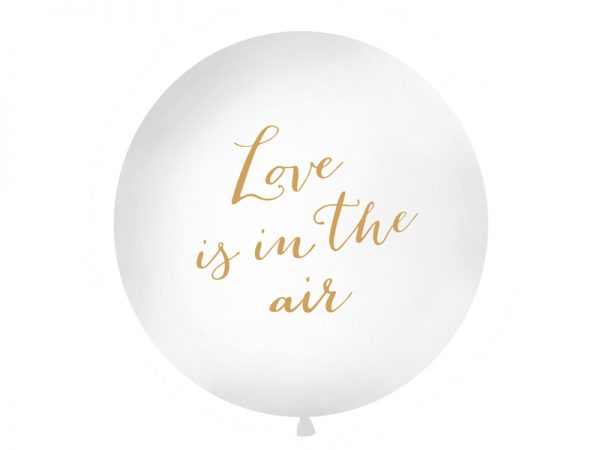 Hochzeitsdeko Riesenballon 1 m "Love is in the air"