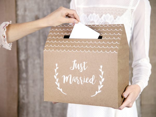 Hochzeitsdeko Hochzeitskartenbox - Just Married