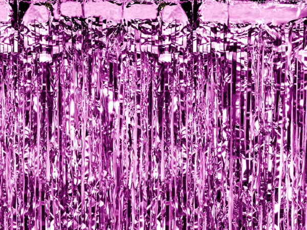 Dekoration Violetter Partyvorhang