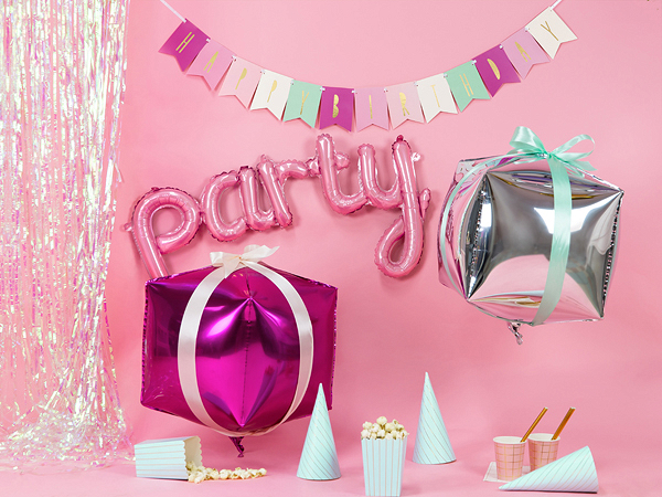 Dekoration Junggesellinnenabschied Party-Folie Hochzeit Ballons: Rosa