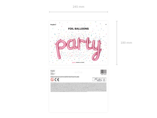Dekoration Junggesellinnenabschied Party-Folie Hochzeit Ballons: Rosa