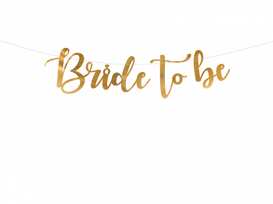 Dekoration Junggesellinnenabschied Brautkranz "Bride To Be": "Bride To Be".