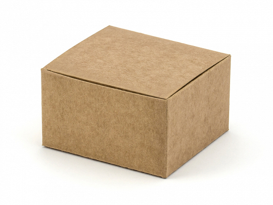 Beutel und Kästchen Quadratischer Kraftpapier-Karton: 10 Stück
