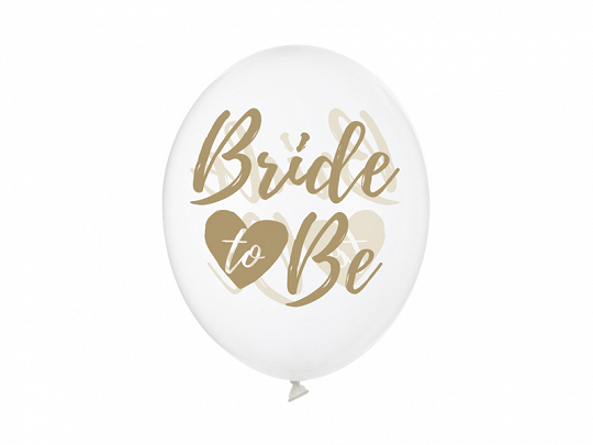 Dekoration Junggesellinnenabschied Transparente Hochzeit Kugeln für Bachelorette Party "Bride to Be" Gold Farbe: 50 Einheiten