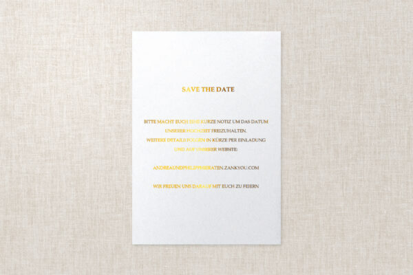 Hochzeitspapeterie Save the Date Fiona Kiss